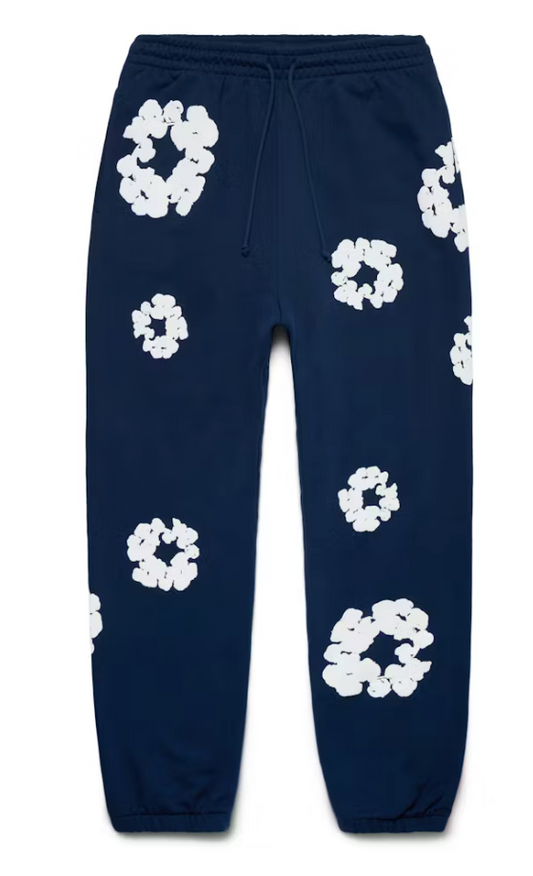 Denim Tears The Cotton Wreath Sweatpants Navy